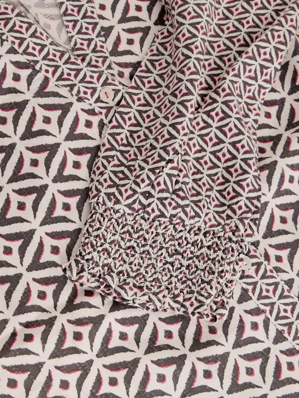 White Stuff Womens May Mix Print Top 445283 Multi