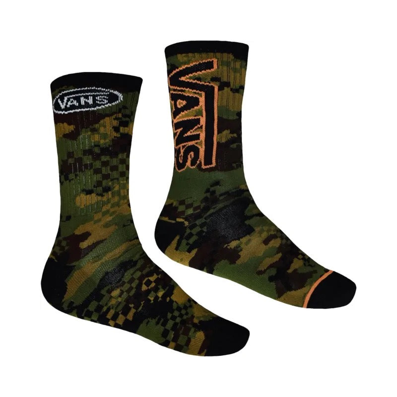 Vans Mens 2 Pack Socks Camo Vn0009h4cma1 Clothing ONE SIZE / Camo