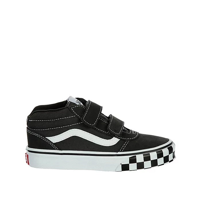 Vans on sale grey check