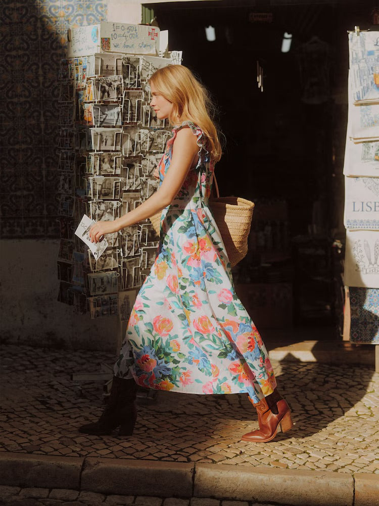 Joules Womens Samantha Maxi Dress H63480 Floral Clothing UK10 / Multi,UK12 / Multi,UK14 / Multi,UK16 / Multi,UK18 / Multi