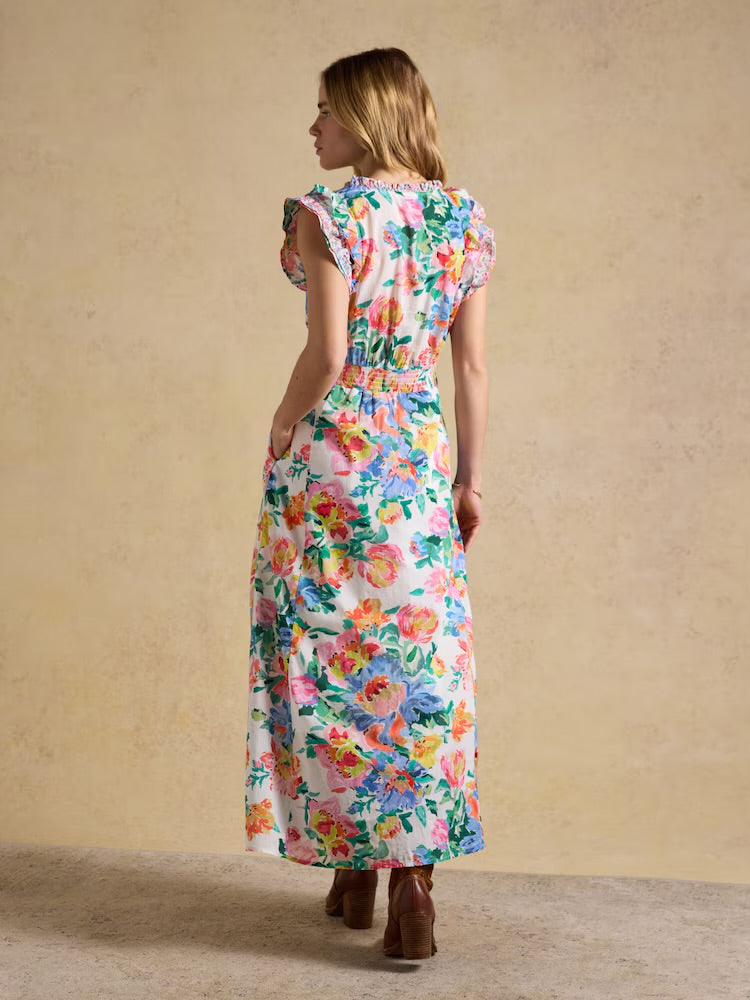 Joules Womens Samantha Maxi Dress H63480 Floral Clothing UK10 / Multi,UK12 / Multi,UK14 / Multi,UK16 / Multi,UK18 / Multi
