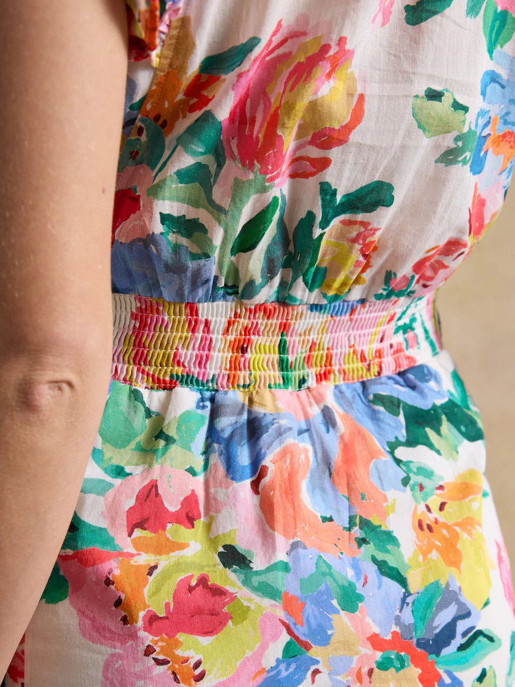 Joules Womens Samantha Maxi Dress H63480 Floral Clothing UK10 / Multi,UK12 / Multi,UK14 / Multi,UK16 / Multi,UK18 / Multi