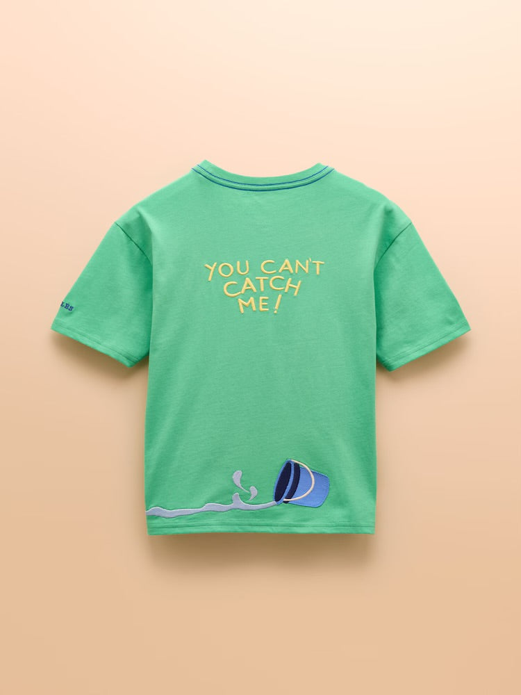 Joules Boys Archie T-Shirt E56239 Green Crab Clothing 3YRS / Green,4YRS / Green,5YRS / Green,6YRS / Green,8YRS / Green