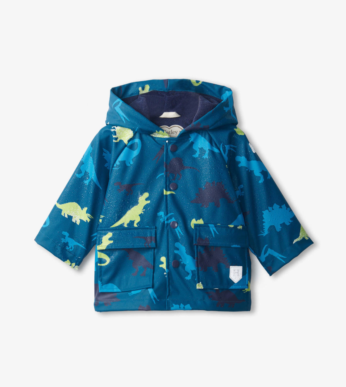 Hatley Infant Real Dinos Raincoat F23dsi1317 Clothing 9-12M / Blue,12-18M / Blue,18-24M / Blue