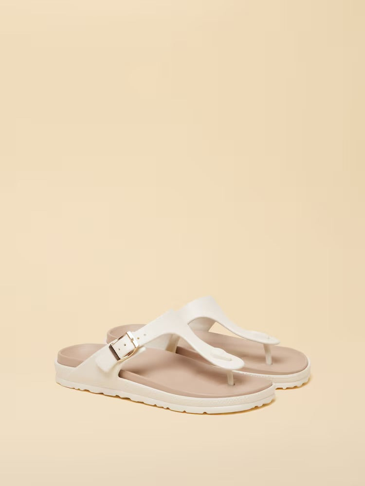 Joules Womens Soliel Sandals W31305 White Footwear 4 EU37 / White,5 EU38 / White,6 EU39 / White,7 EU41 / White,8 EU42 / White