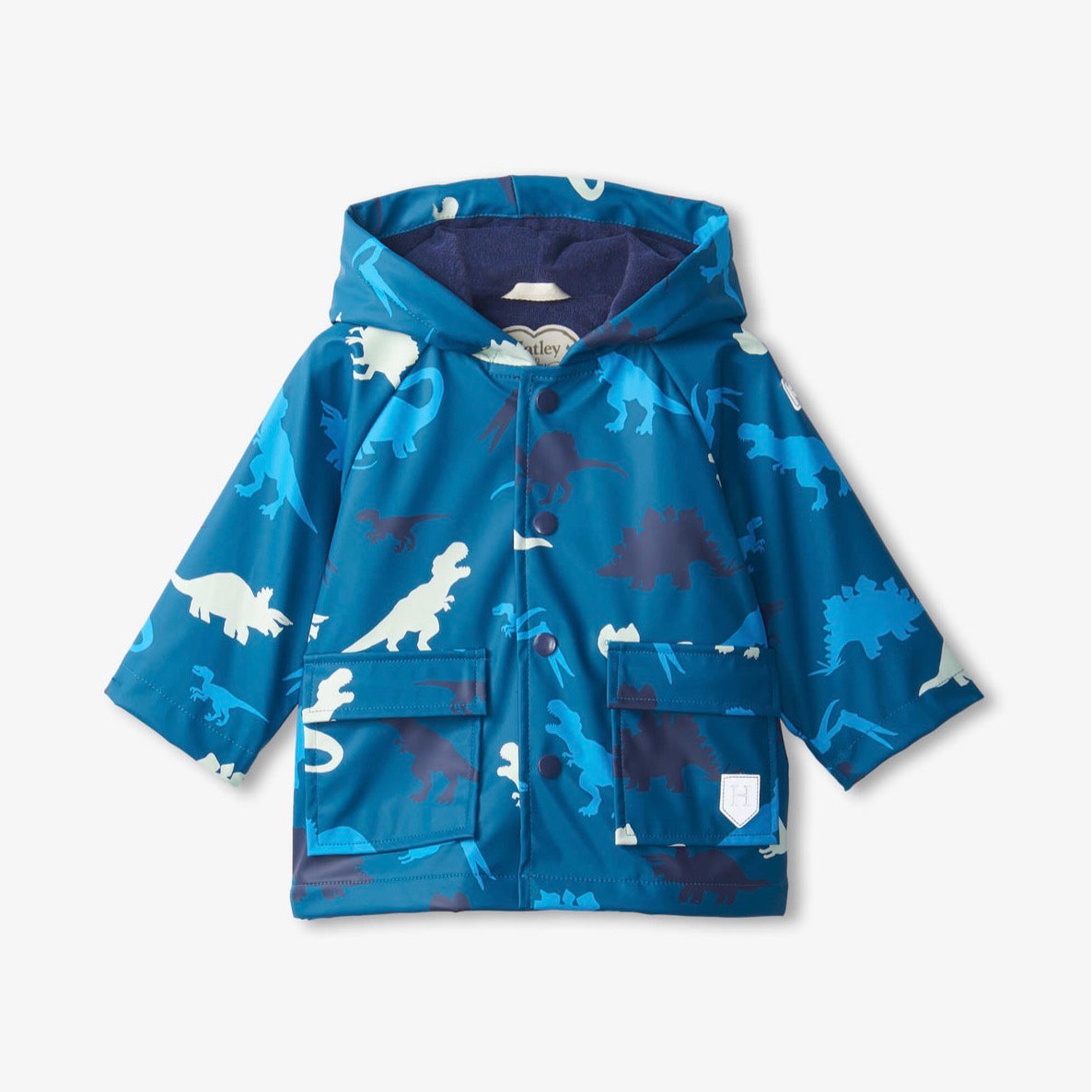 Hatley Infant Real Dinos Raincoat F23dsi1317 Clothing 9-12M / Blue,12-18M / Blue,18-24M / Blue