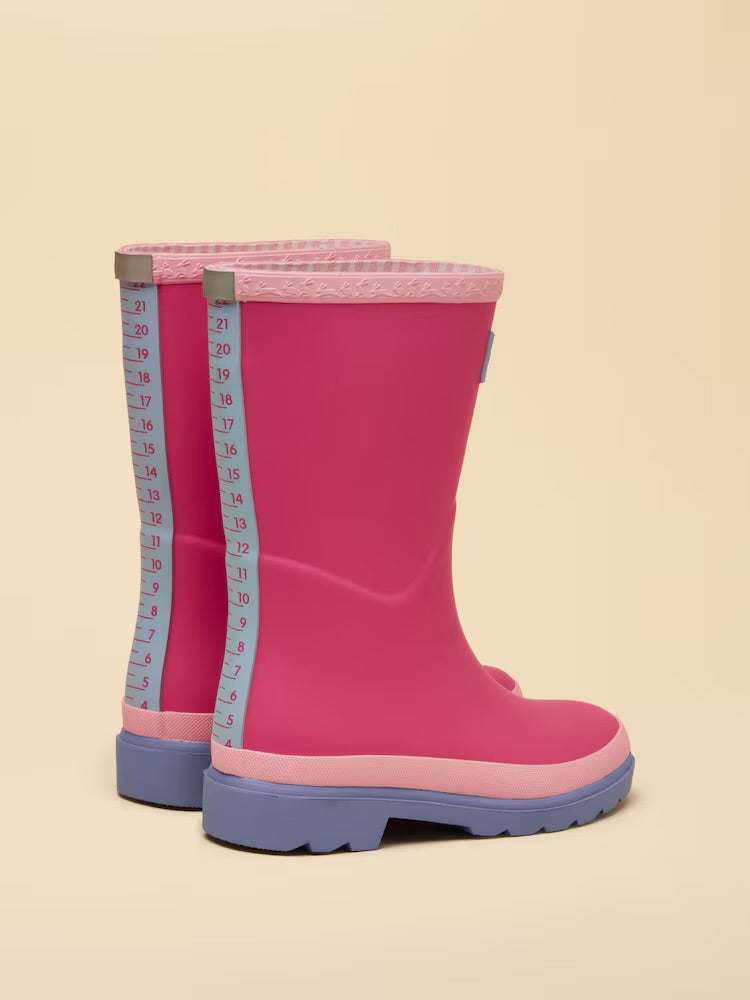 Joules Kids Colourblock Wellingtons H42463 Pink Footwear UK10 KIDS / Pink,UK11 KIDS / Pink,UK12 KIDS / Pink,UK13 KIDS / Pink,UK1 KIDS / Pink,UK2 KIDS / Pink