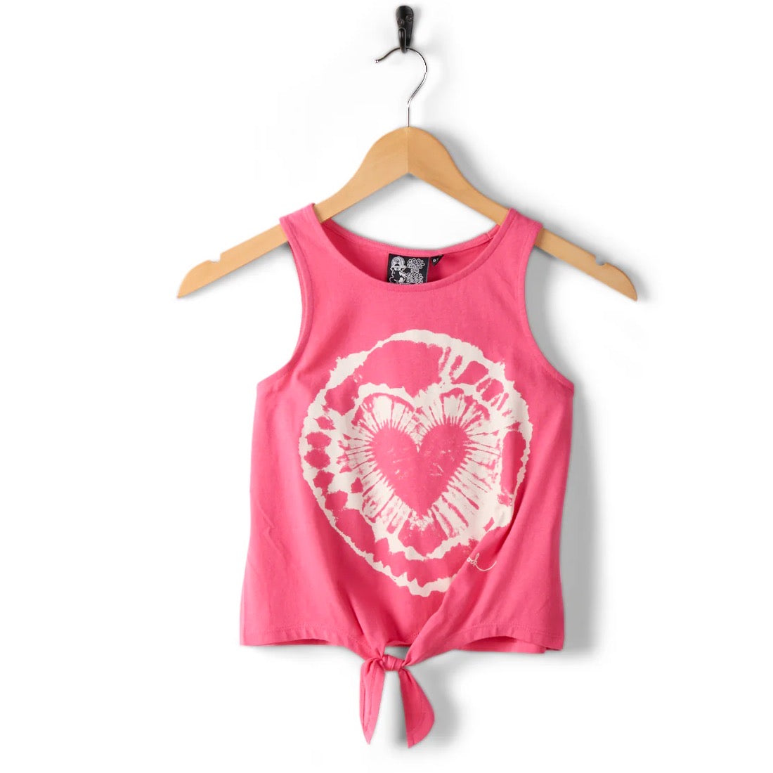 Saltrock Girls Tie Dye Heart Vest Top Clothing 9/10YRS / Pink,11/12YRS / Pink,13YRS / Pink