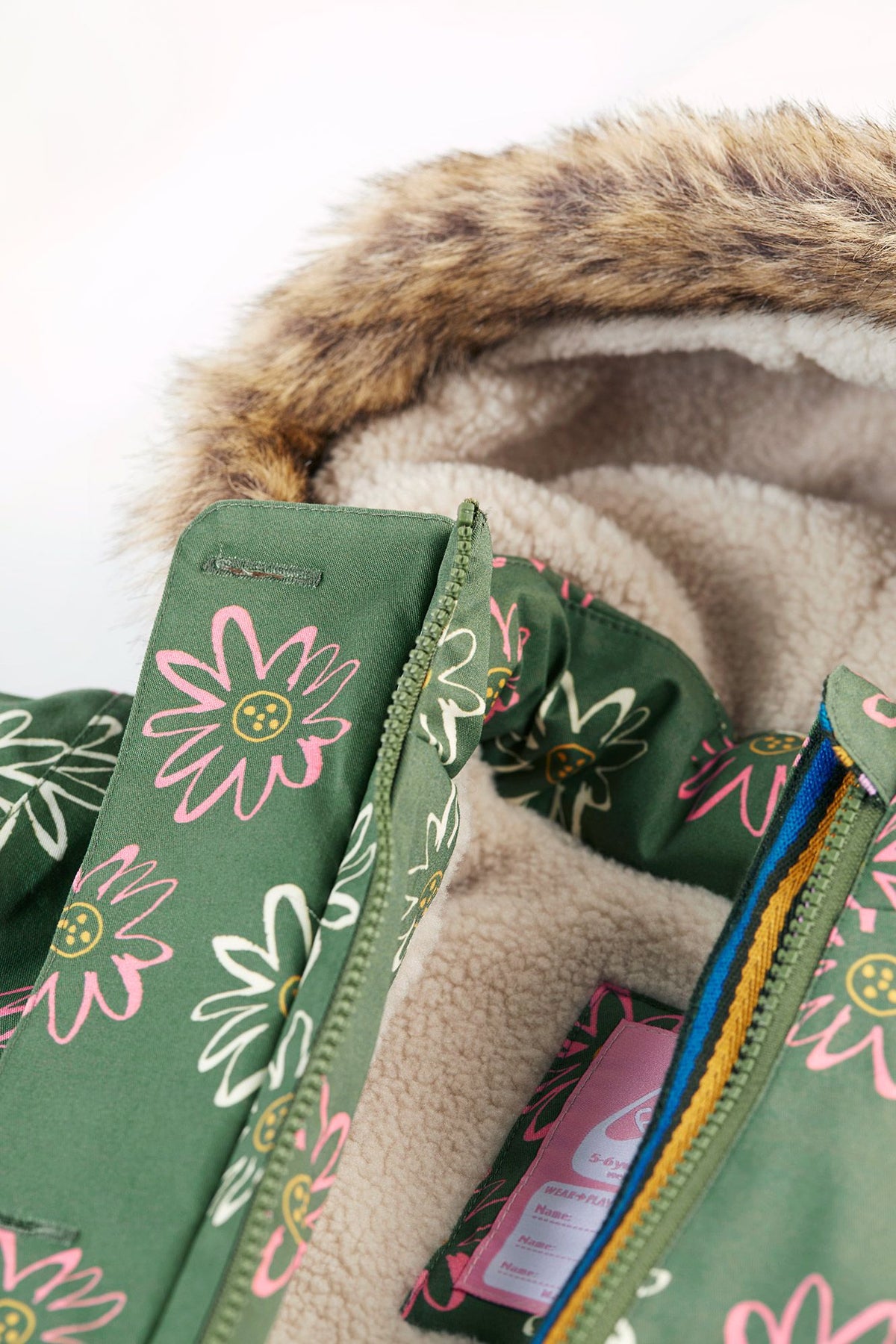 Frugi Penhale Parka Coat 500055A4ligr Let It Grow Clothing 5-6YRS / Khaki,6-7YRS / Khaki,7-8YRS / Khaki,8-9YRS / Khaki