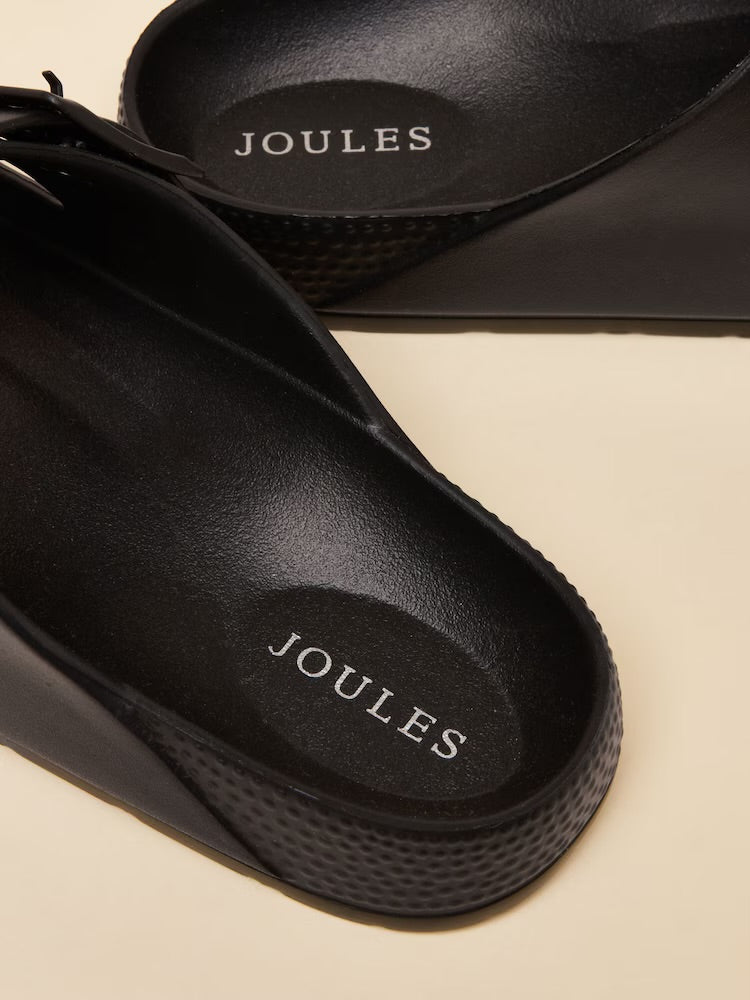 Joules Mens Sunseeker Sliders W31275 Black Footwear 7 EU41 / Black,8 EU42 / Black,9 EU43 / Black,10 EU44 / Black,11 EU45 / Black