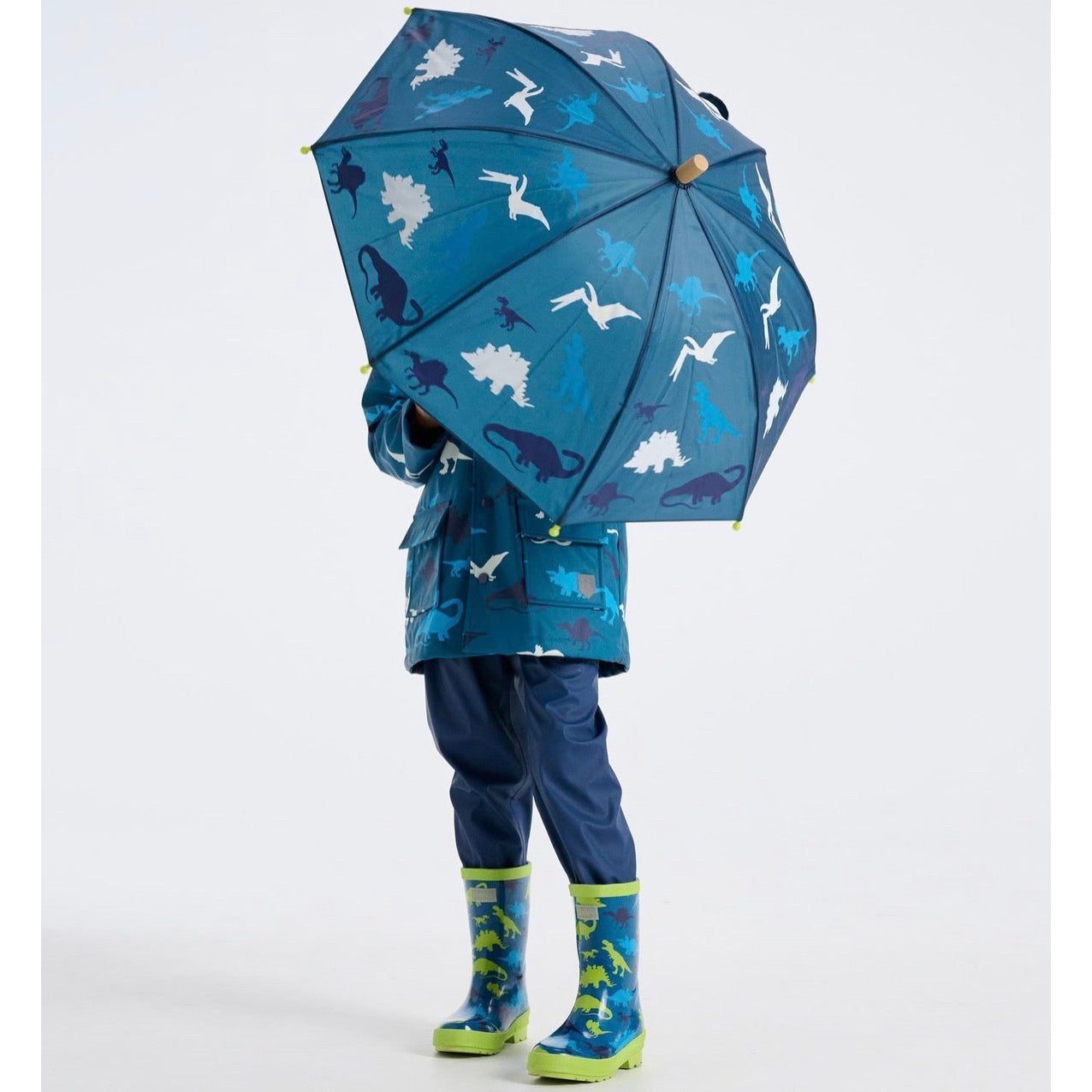 Hatley Real Dinos Colour Changing Umbrella F23dsk021 Accessories ONE SIZE / Blue