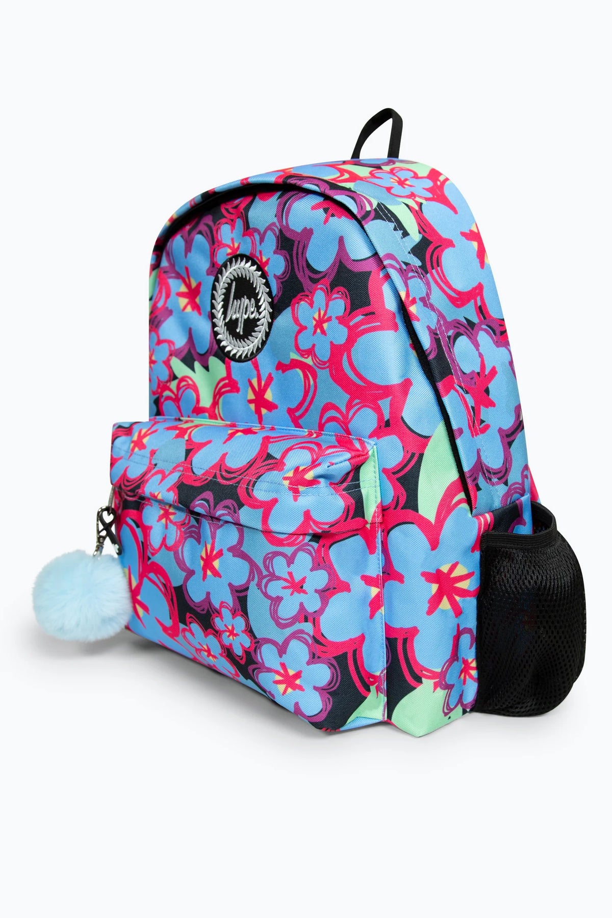 Hype Multi Blue Flower Backpack Xtlr042 Accessories ONE SIZE / Multi