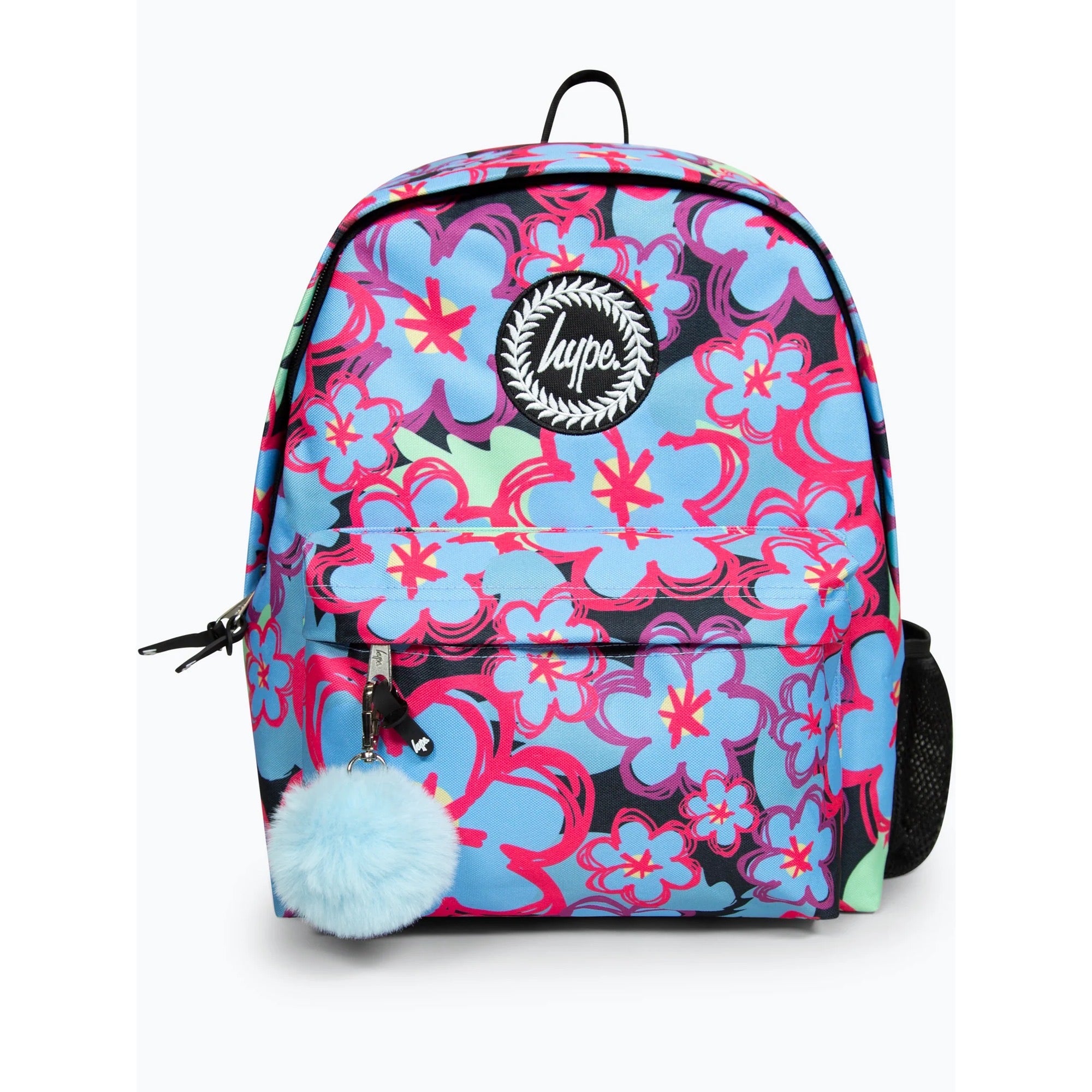Hype Multi Blue Flower Backpack Xtlr042 Accessories ONE SIZE / Multi