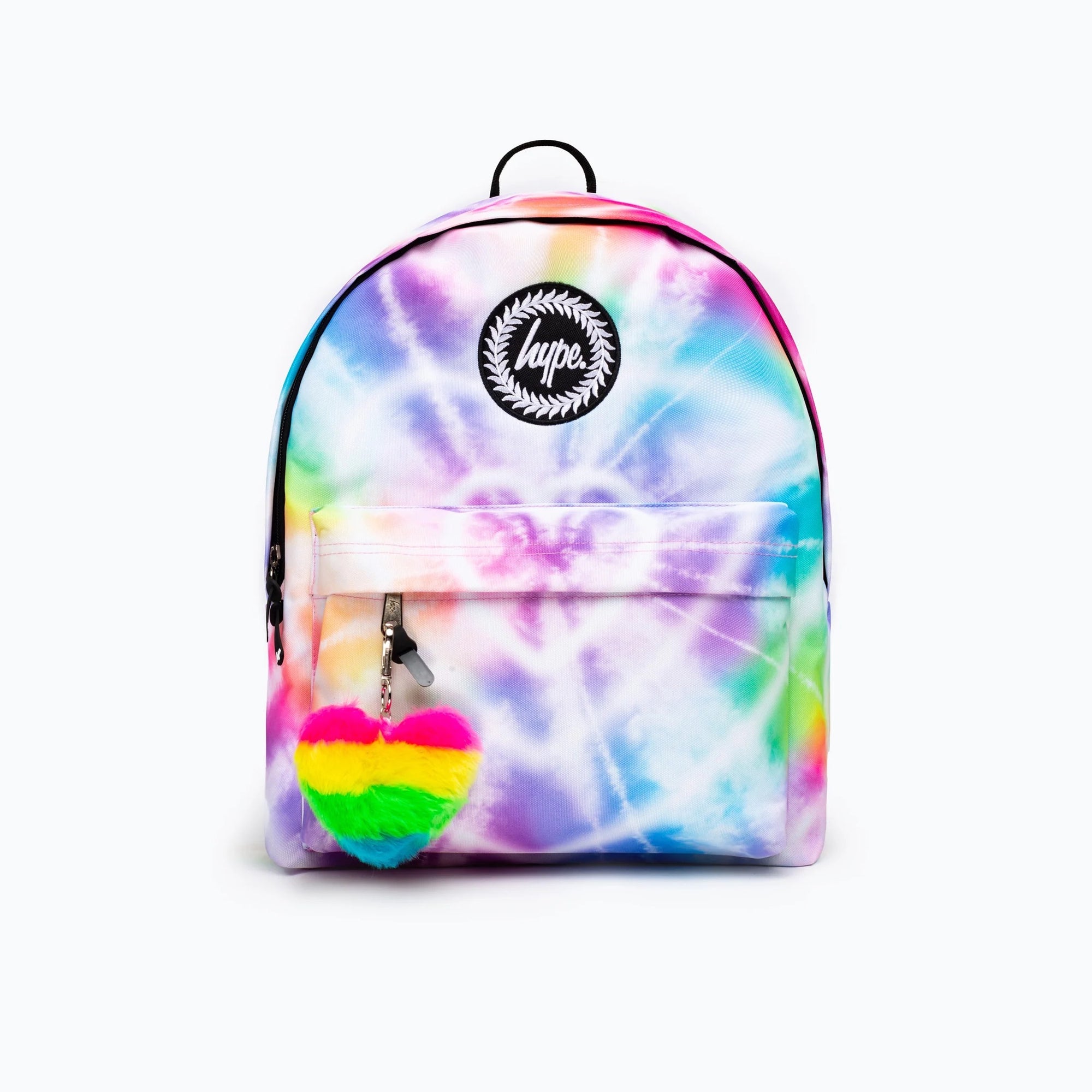 Hype Rainbow Heart Tie Dye Backpack Xucb-016 Accessories ONE SIZE / Multi