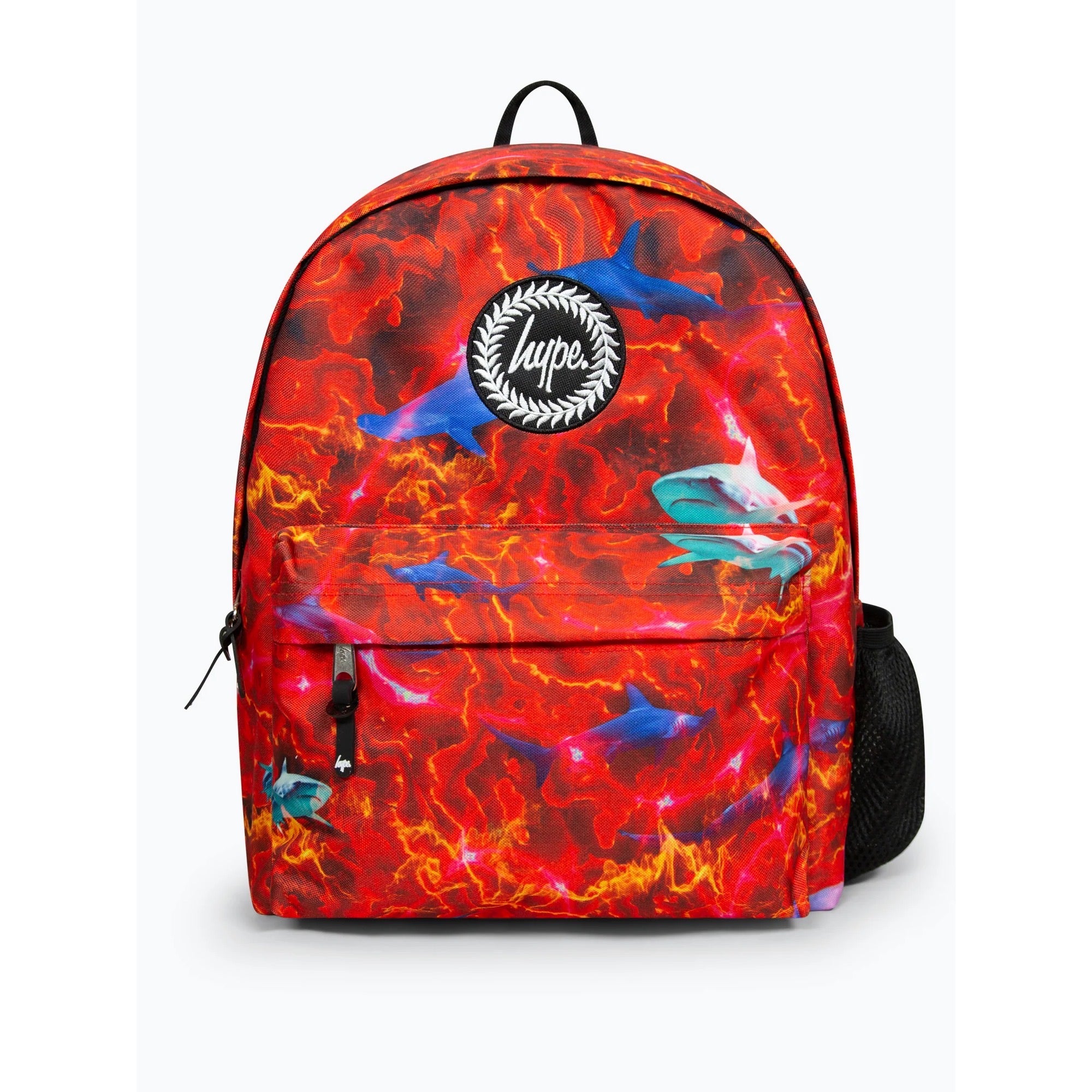 Hype Red Lava Sharks Backpack Xtlr040 Accessories ONE SIZE / Red