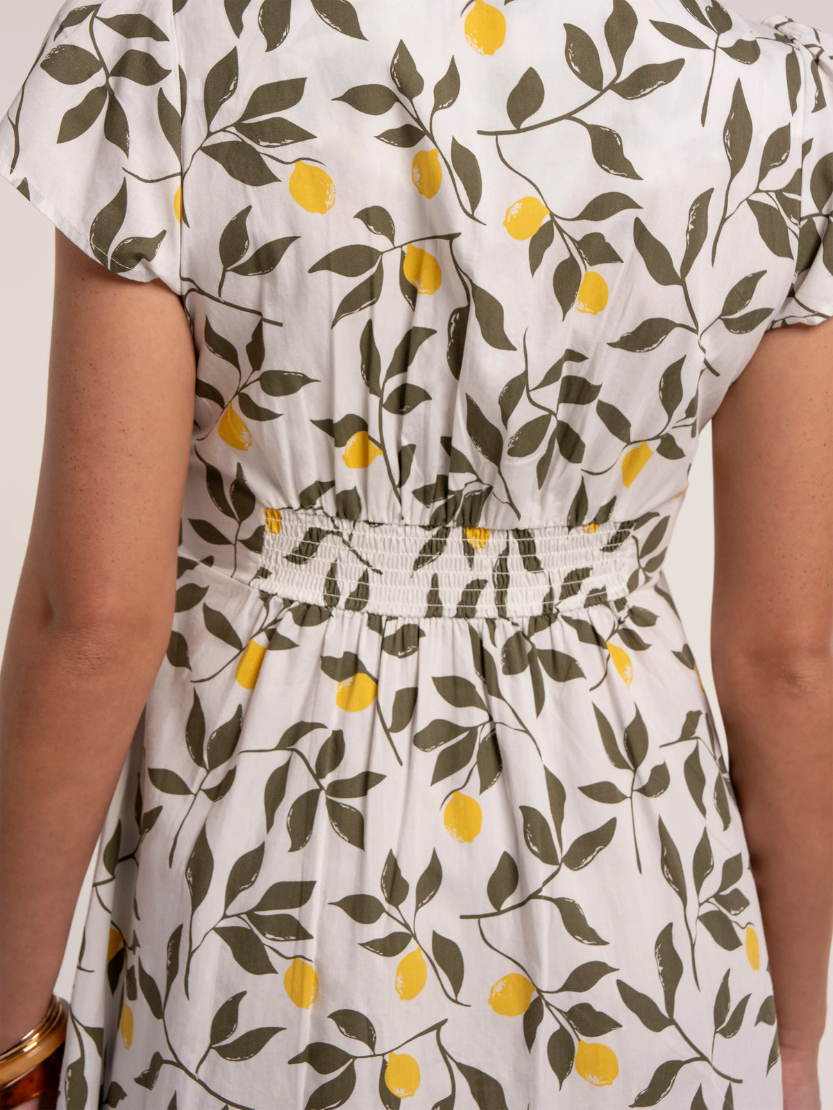 Brakeburn Womens Renata Dress Lemons Print