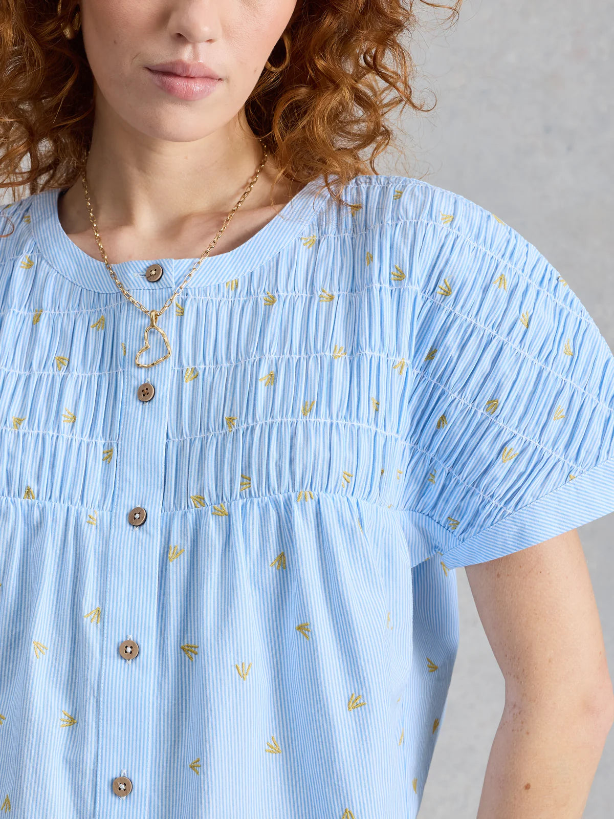 White Stuff Womens Tammie Shirt 446097 Blue