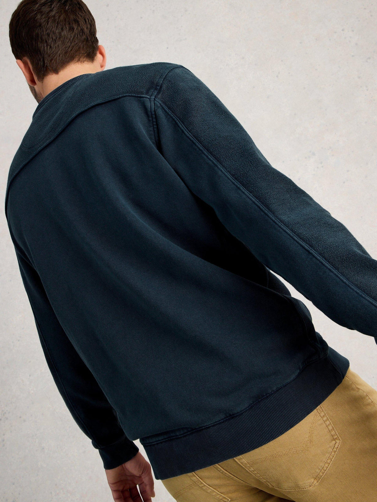 White Stuff Mens Sidmouth Crew Sweatshirt 445049 Navy Clothing M / Navy,L / Navy,XL / Navy,XXL / Navy