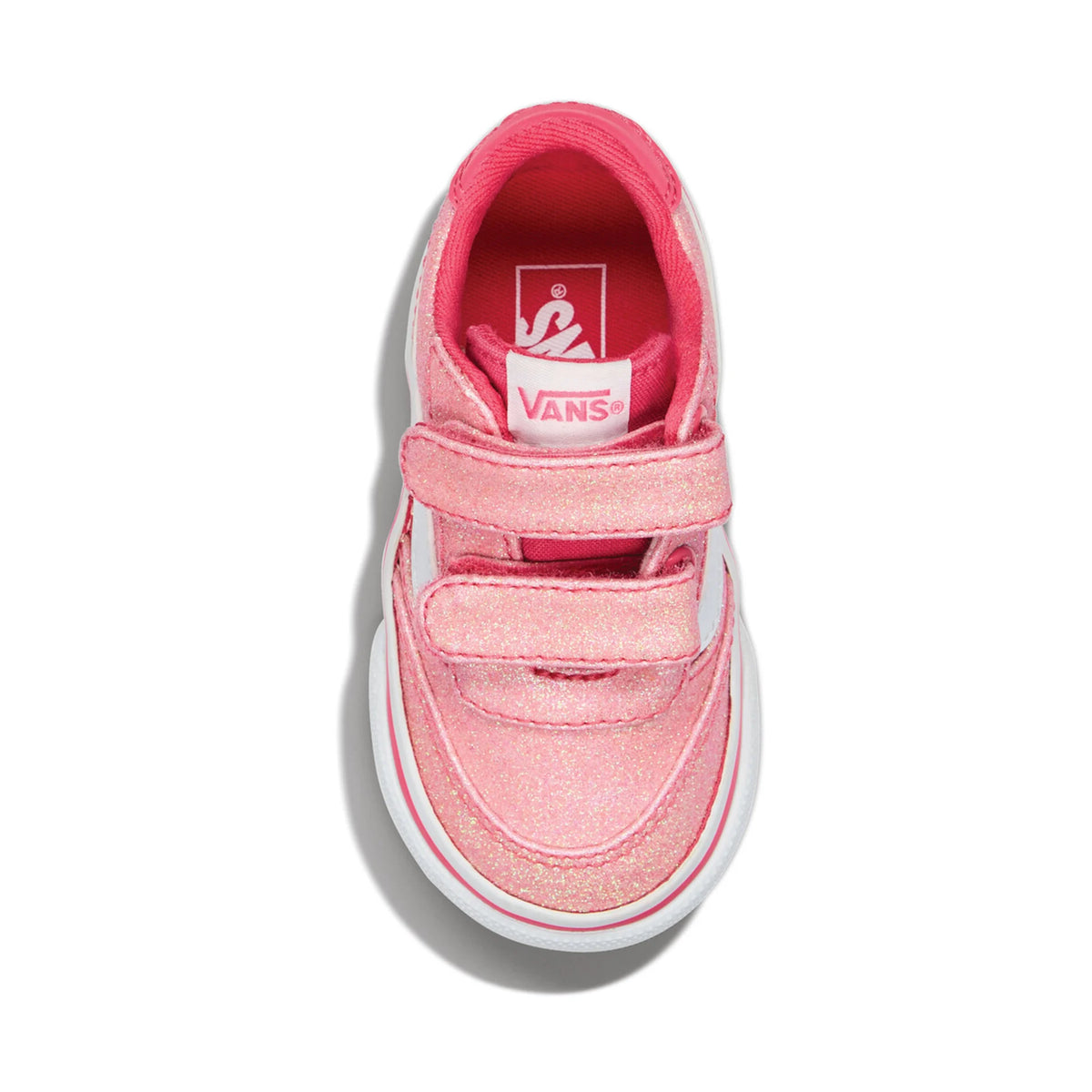 Vans Toddler Brooklyn Vn000d7xfuo1 Pink Glitter Footwear UK4 INFANT / Pink,UK5 INFANT / Pink,UK6 INFANT / Pink,UK7 INFANT / Pink,UK8 INFANT / Pink,UK9 KIDS / Pink