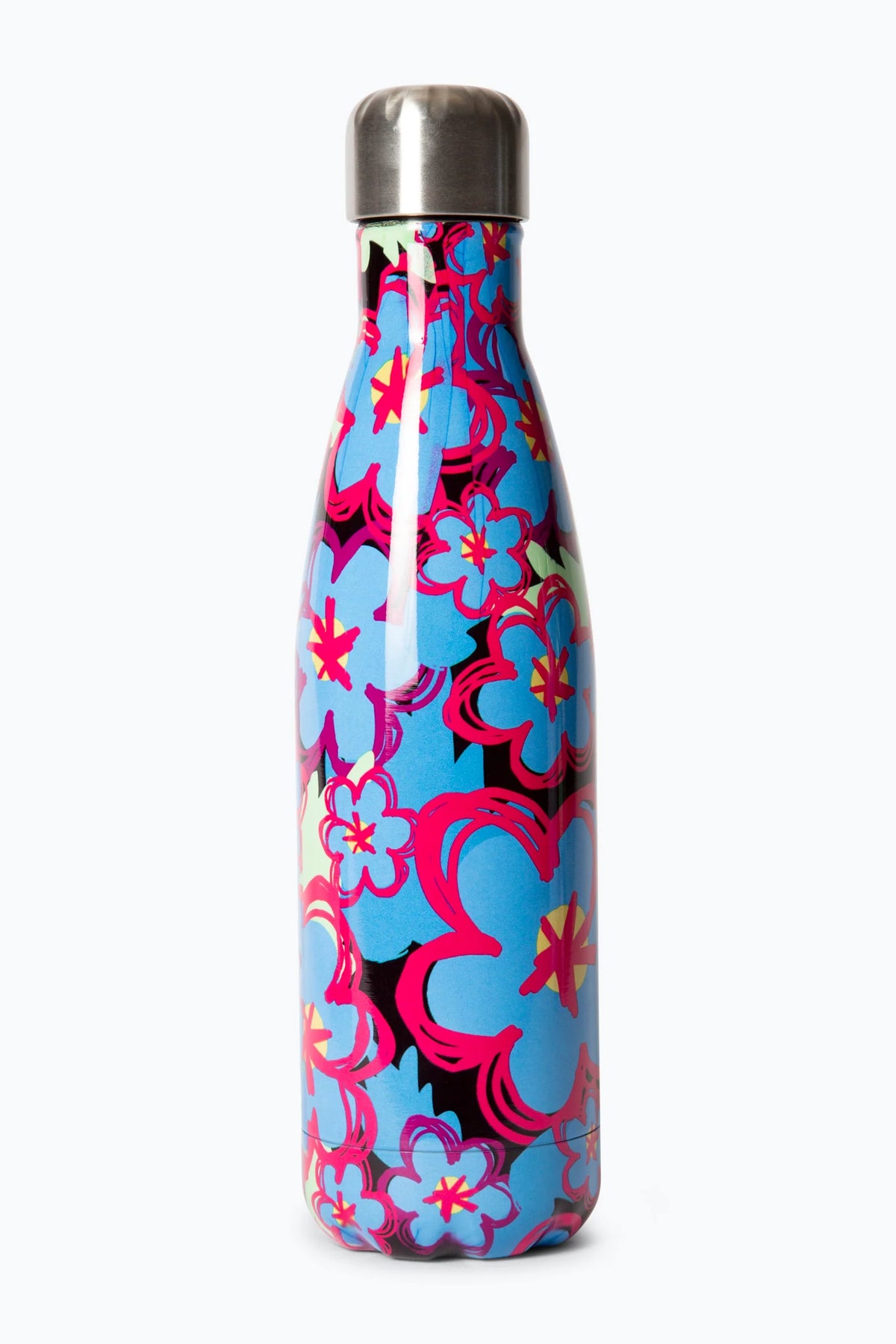 Hype Blue Flowers Bottle Xtlr183 Accessories ONE SIZE / Blue