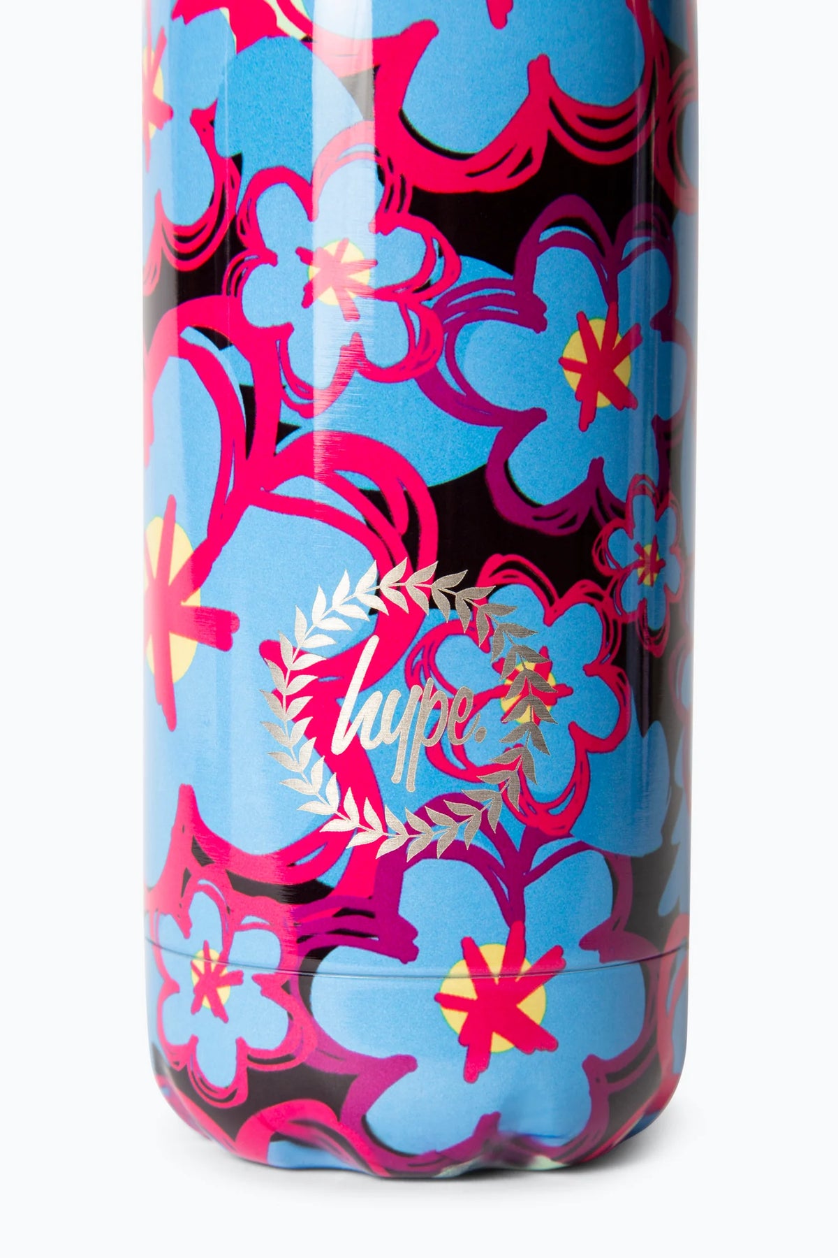 Hype Blue Flowers Bottle Xtlr183 Accessories ONE SIZE / Blue