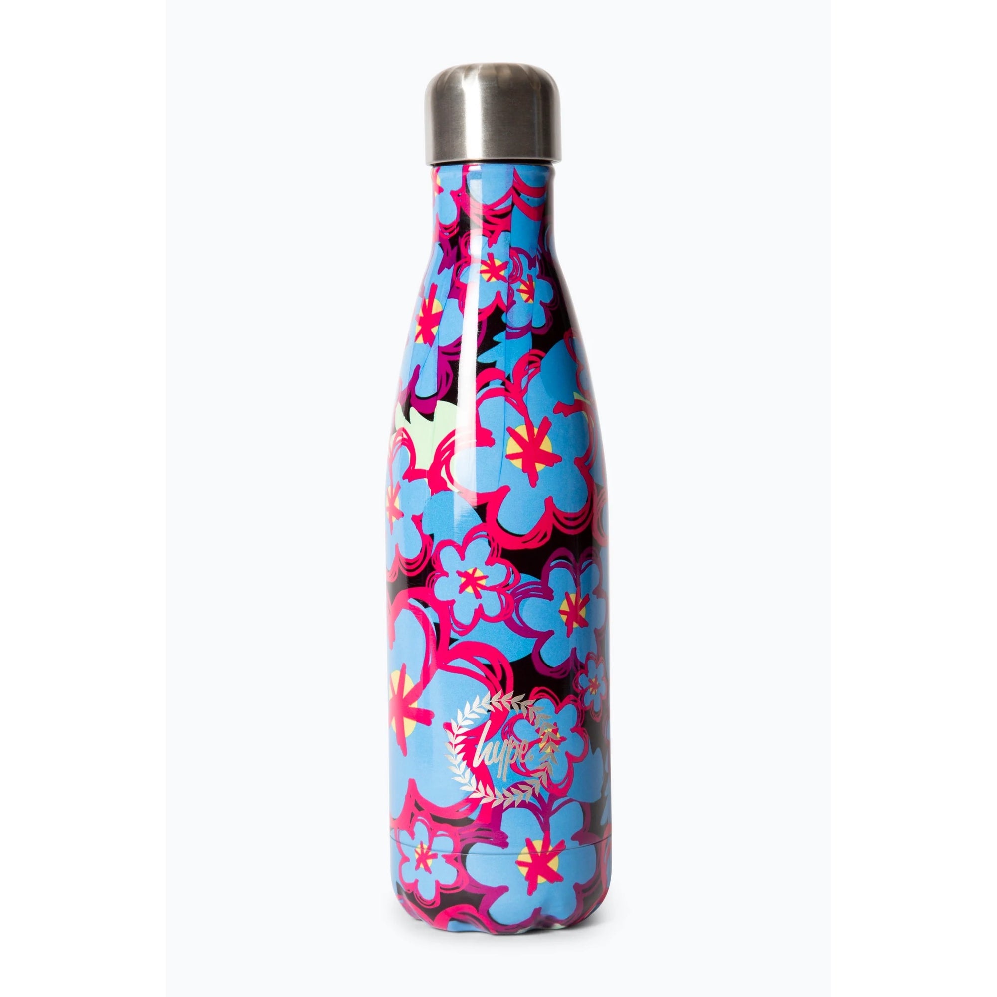 Hype Blue Flowers Bottle Xtlr183 Accessories ONE SIZE / Blue