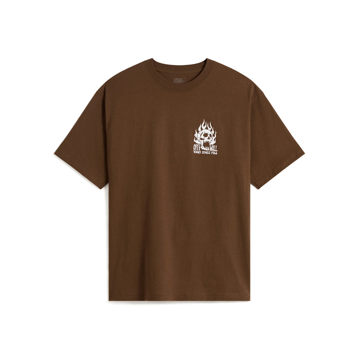 Vans Mens Off The Wall Fever T-Shirt Vn000vw0fst1 Cocoa Clothing M / Brown,L / Brown,XL / Brown,XXL / Brown