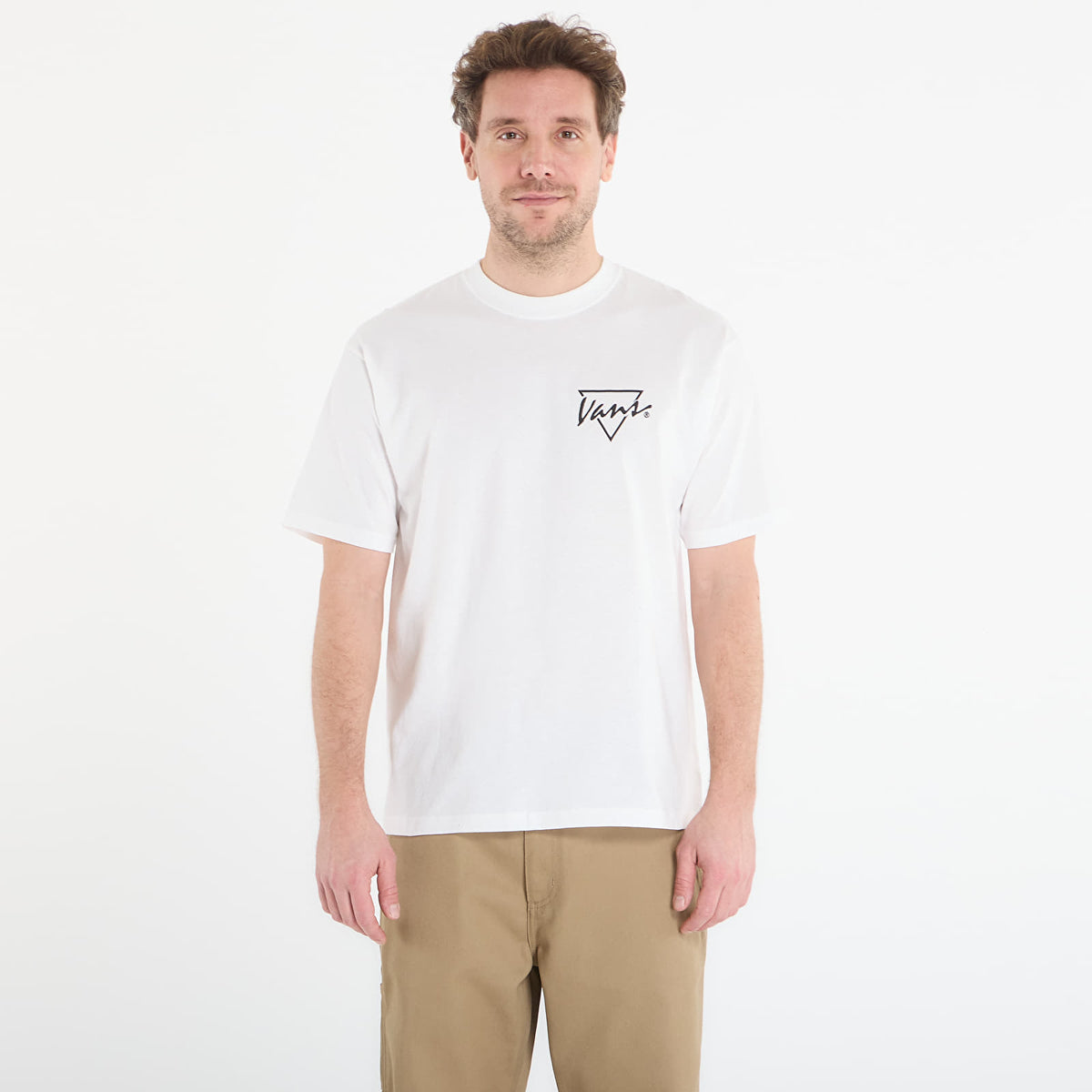 Vans Mens Palm Drive T-Shirt Vn000sxewht1 White Clothing M / White,L / White,XL / White,XXL / White