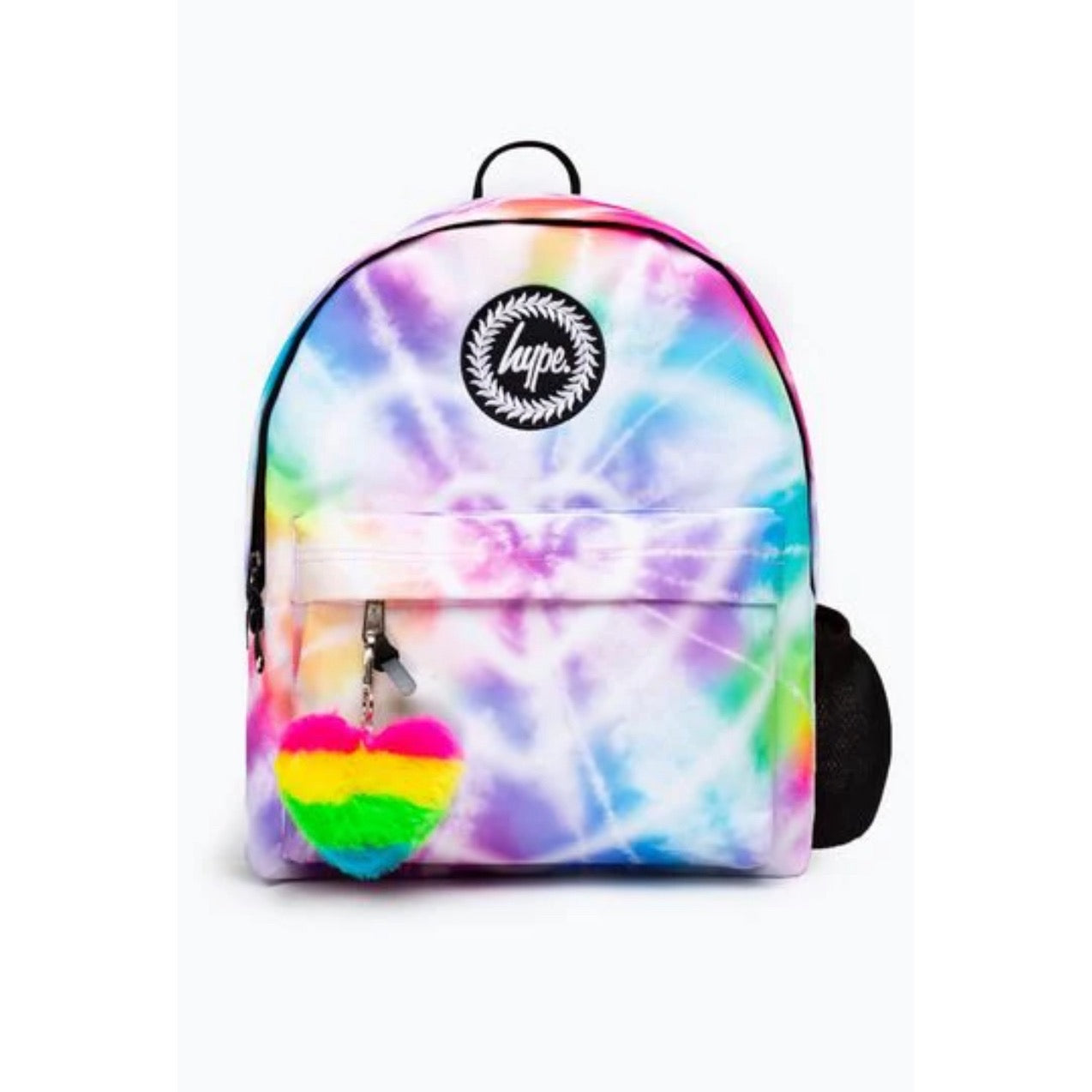 Hype Rainbow Heart Tie Dye Backpack Rtlr191 Accessories ONE SIZE / Multi