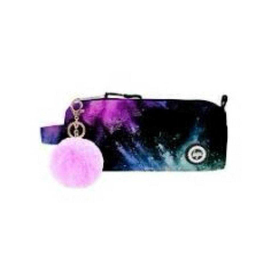 Hype Purple Teal Chalk Dust Pencil Case Xubs008 Accessories ONE SIZE / Multi