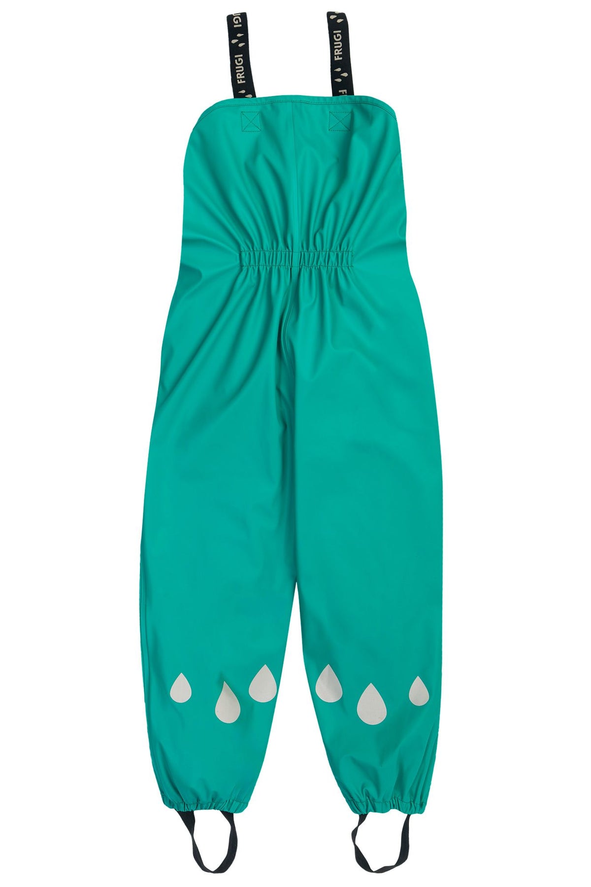 Frugi Puddle Buster Dungaree 500048A4igua Iguana Clothing 2-3YRS / Green,3-4YRS / Green,4-5YRS / Green,5-6YRS / Green,1-2 YRS / Green