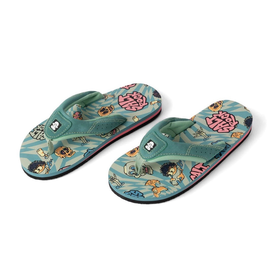 Saltrock Kids Lush Waves Flip Flops Xff72601009 Footwear EU 32 / Seagrass,EU 33 / Seagrass,EU 34 / Seagrass,EU 35 / Seagrass