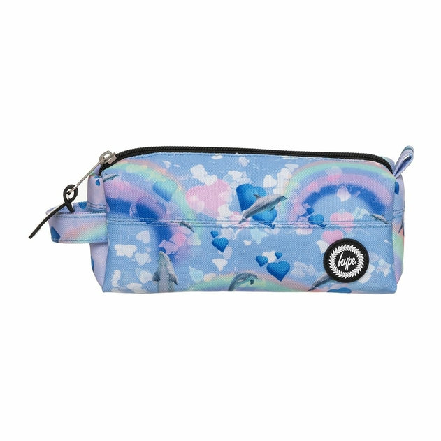 Hype Rainbow Dolphins Pencil Case Xtlr146 Accessories ONE SIZE / Multi