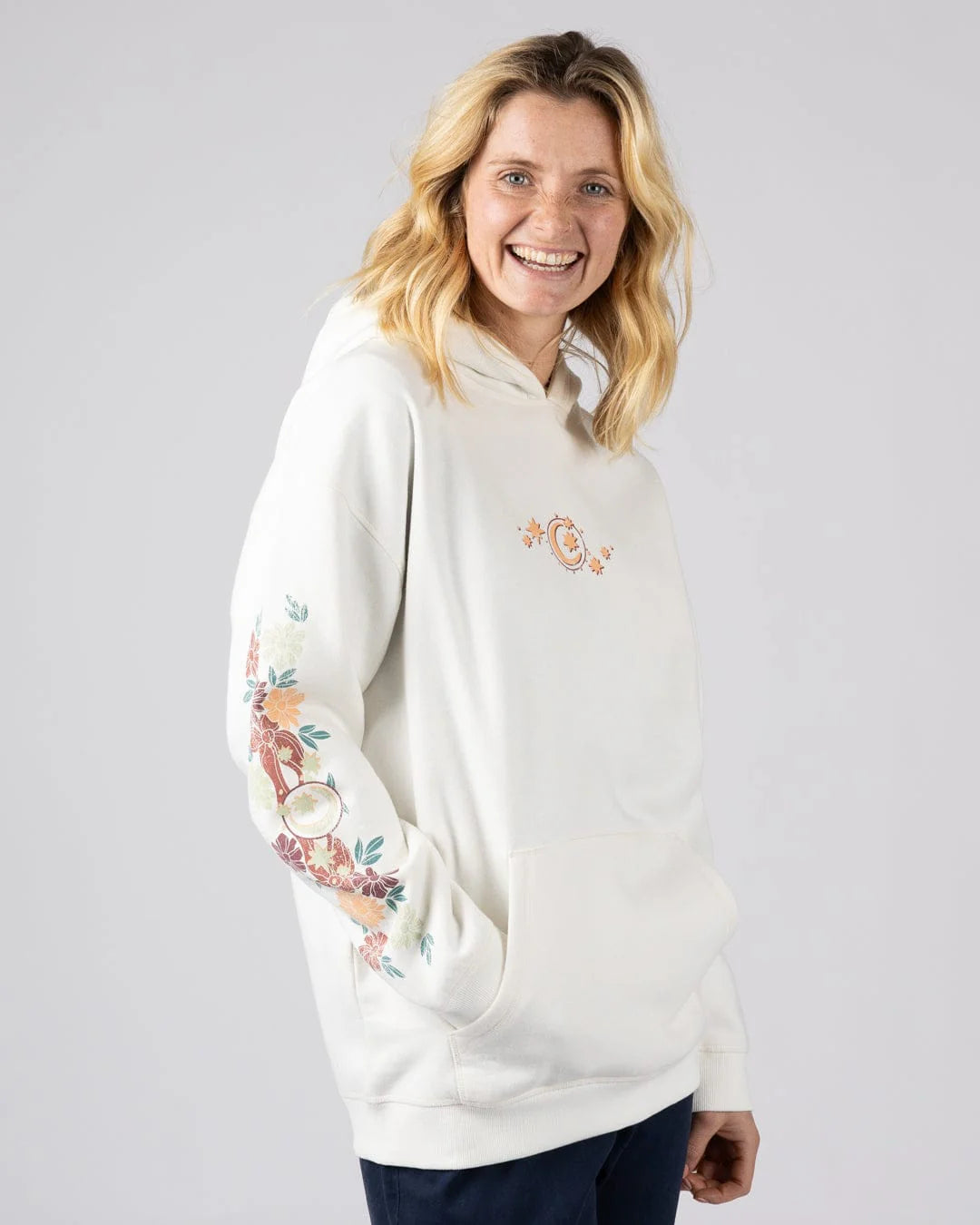 Saltrock Womens Better Days Hoodie Hwb22401006 Cream Clothing XS / Cream,S / Cream,M / Cream,L / Cream