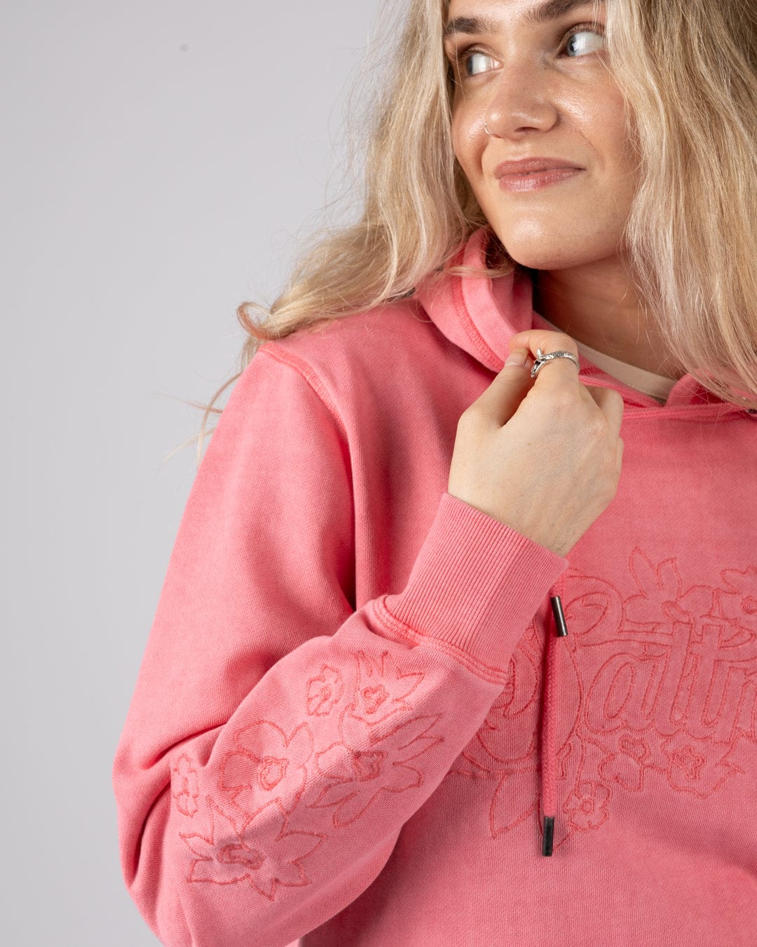 Saltrock Womens Trader Tonal Hoodie Hwf22601133 Pink Clothing UK8 / Pink,UK10 / Pink,UK12 / Pink,UK14 / Pink,UK16 / Pink