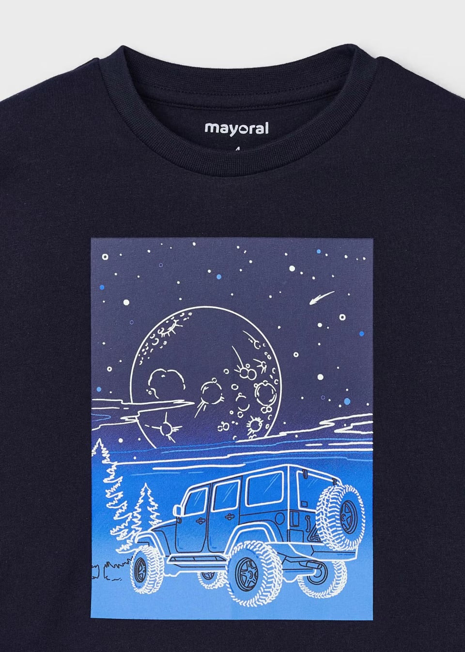 Mayoral Boys Glow In The Dark T-Shirt 4057 Clothing 2YRS / Navy,3YRS / Navy,4YRS / Navy,5YRS / Navy,6YRS / Navy,7YRS / Navy,8YRS / Navy,9YRS / Navy
