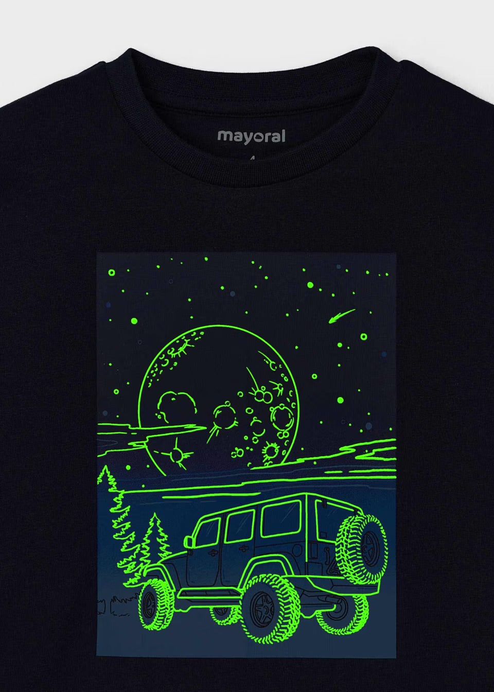 Mayoral Boys Glow In The Dark T-Shirt 4057 Clothing 2YRS / Navy,3YRS / Navy,4YRS / Navy,5YRS / Navy,6YRS / Navy,7YRS / Navy,8YRS / Navy,9YRS / Navy