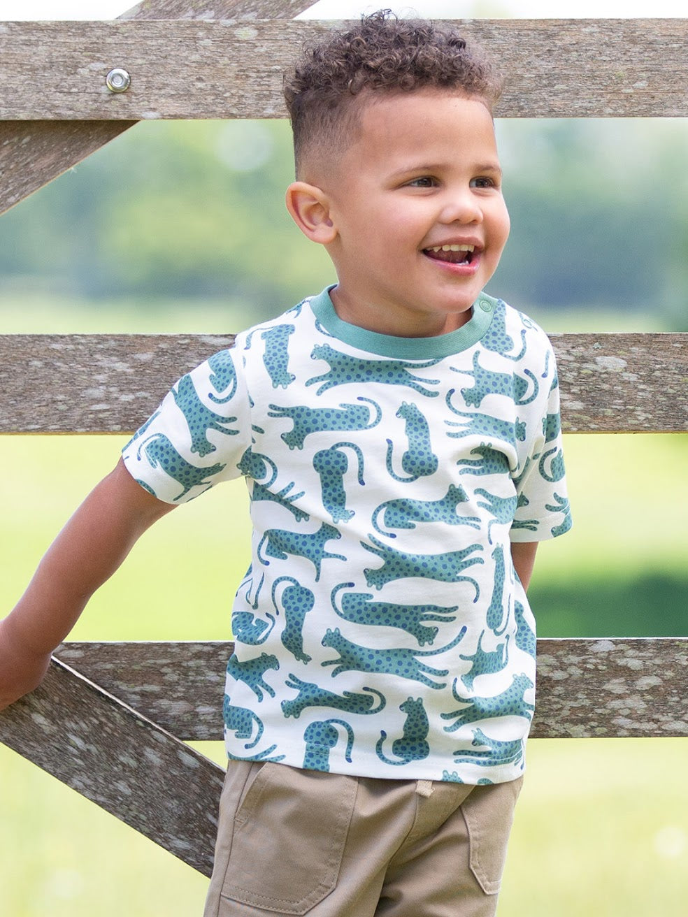 Kite Leopard Camo T-Shirt F080 Sage Clothing 3YRS / Sage,4YRS / Sage,5YRS / Sage,6YRS / Sage,7YRS / Sage,8YRS / Sage