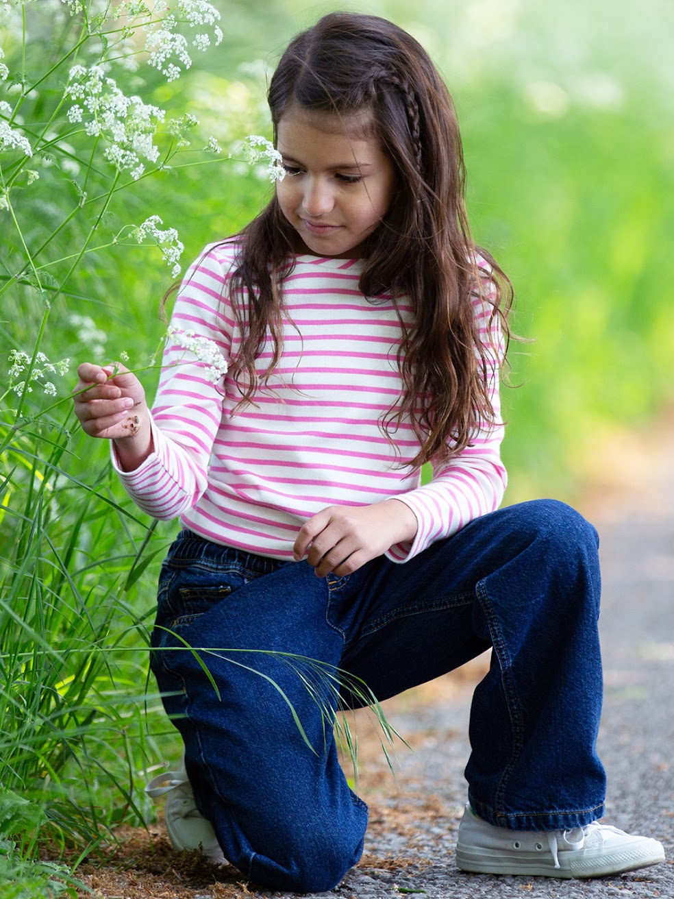 Kite Stripy Ls T-Shirt F012 Pink Stripe Clothing 3YRS / Pink,4YRS / Pink,5YRS / Pink,6YRS / Pink,8YRS / Pink