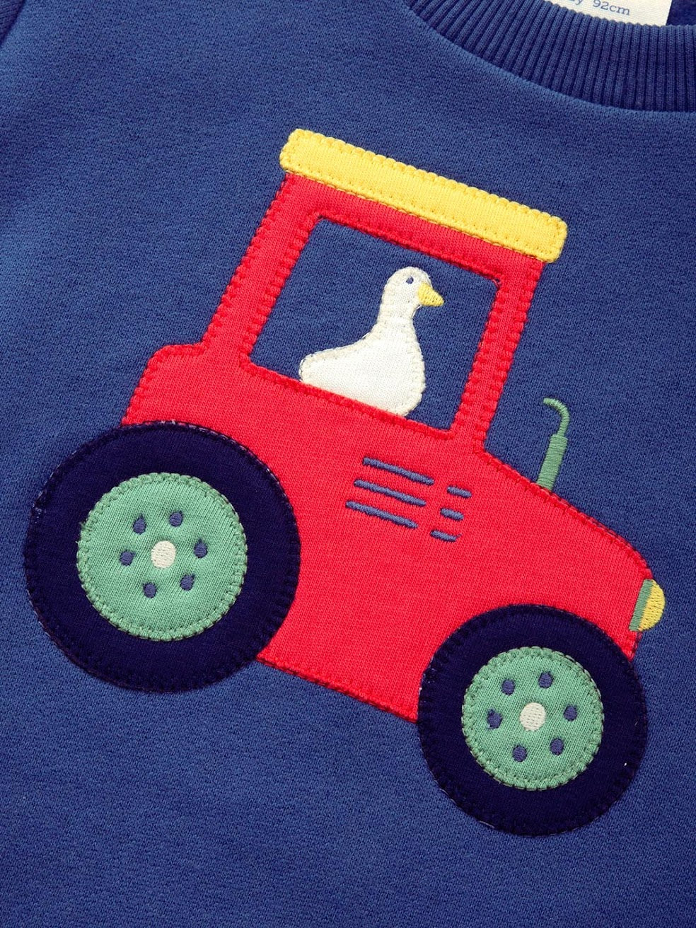 Kite Farmer Duck Infant Sweatshirt 9868 Clothing 6-9M / Indigo,9-12M / Indigo,12-18M / Indigo,18-24M/2Y / Indigo,3YRS / Indigo,4YRS / Indigo