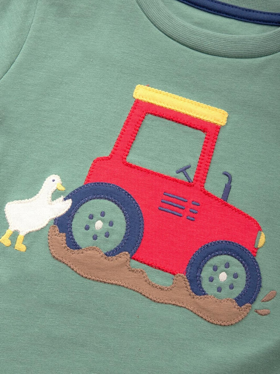 Kite Farmer Duck Infant T-Shirt 9816 Clothing 3-6M / Sage,6-9M / Sage,9-12M / Sage,12-18M / Sage,18-24M/2Y / Sage,3YRS / Sage,4YRS / Sage
