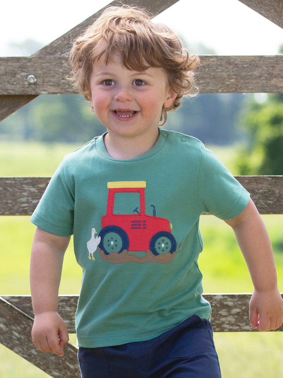 Kite Farmer Duck Infant T-Shirt 9816 Clothing 3-6M / Sage,6-9M / Sage,9-12M / Sage,12-18M / Sage,18-24M/2Y / Sage,3YRS / Sage,4YRS / Sage