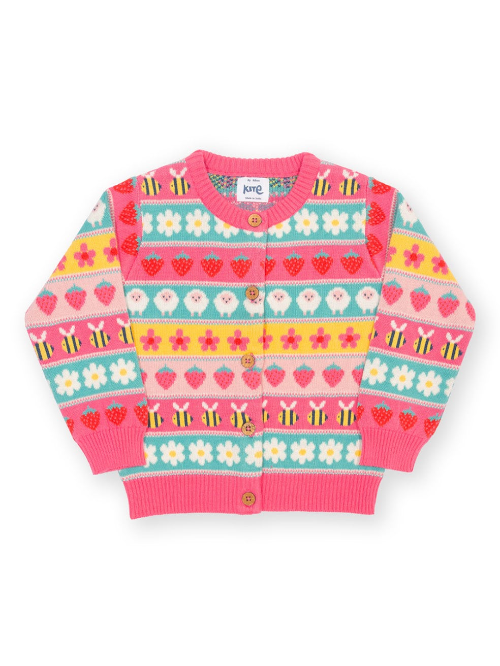 Kite Kaleidoscope Country Cardigan 9625 Clothing 6-9M / Multi,9-12M / Multi,12-18M / Multi,18-24M/2Y / Multi,3YRS / Multi,4YRS / Multi,5YRS / Multi,6YRS / Multi
