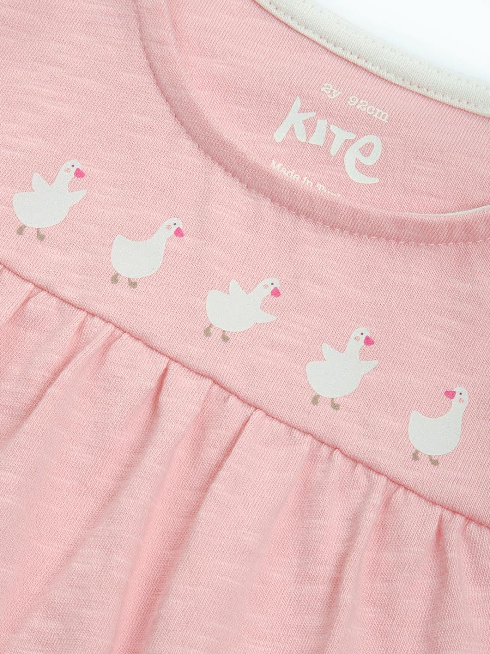 Kite Quackers Tunic Top 9568 Pink Clothing 3-6M / Pink,6-9M / Pink,9-12M / Pink,12-18M / Pink,18-24M/2Y / Pink,3YRS / Pink,4YRS / Pink,5YRS / Pink,6YRS / Pink