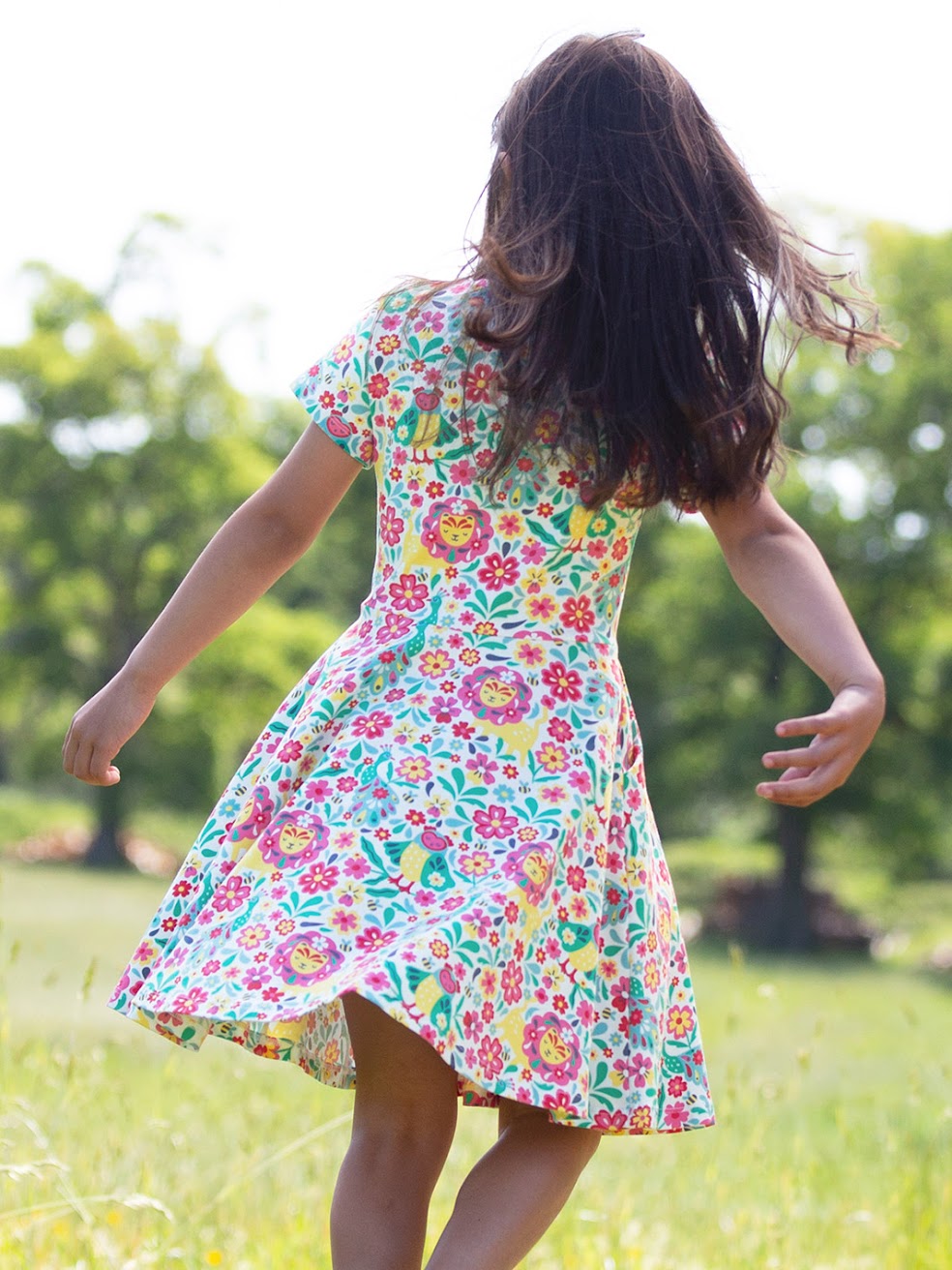 Kite Growing Brave Skater Dress 9416 Clothing 3YRS / Multi,4YRS / Multi,5YRS / Multi,6YRS / Multi,7YRS / Multi,8YRS / Multi