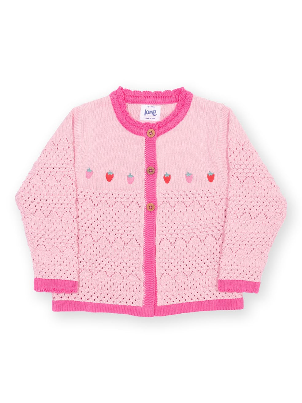 Kite Berry Cardi 9034 Pink Clothing 3-6M / Pink,6-9M / Pink,9-12M / Pink,12-18M / Pink,18-24M/2Y / Pink,3YRS / Pink,4YRS / Pink,5YRS / Pink,6YRS / Pink