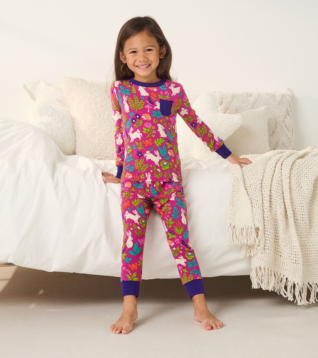 Hatley Storybook Bunnies Pj Set F24sbk1765 Clothing 2YRS / Fuchsia,3YRS / Fuchsia,4YRS / Fuchsia,5YRS / Fuchsia,6YRS / Fuchsia,7YRS / Fuchsia,8YRS / Fuchsia,10YRS / Fuchsia