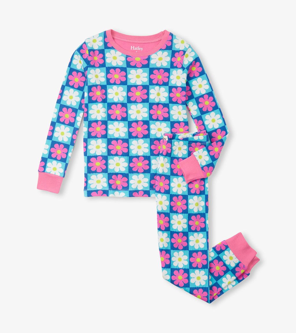 Hatley Check Daisy Pj Set F24pdk204o Clothing 4YRS / Multi,5YRS / Multi,6YRS / Multi,7YRS / Multi,8YRS / Multi,10YRS / Multi