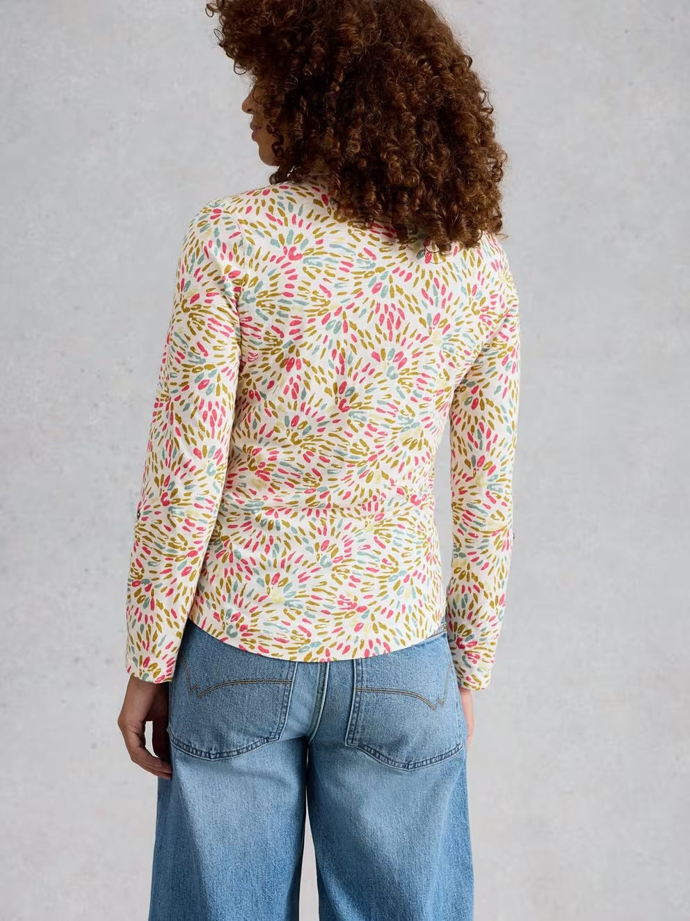 White Stuff Womens Annie Shirt 445888 Cream Multi Clothing UK8 / Cream,UK10 / Cream,UK12 / Cream,UK14 / Cream,UK16 / Cream,UK18 / Cream