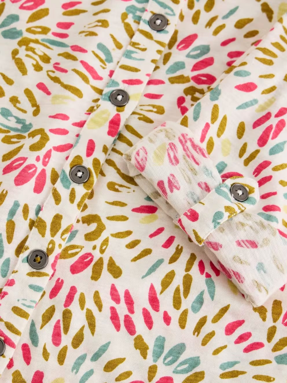 White Stuff Womens Annie Shirt 445888 Cream Multi Clothing UK8 / Cream,UK10 / Cream,UK12 / Cream,UK14 / Cream,UK16 / Cream,UK18 / Cream